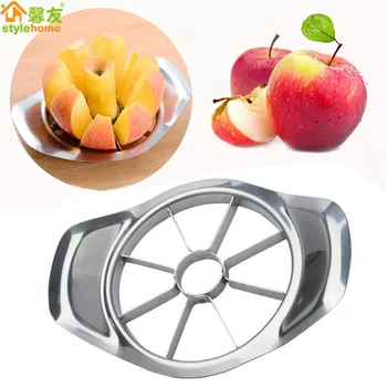 

Kitchen Gadgets Stainless Steel Apple Cutter Slicer Vegetable Fruit Tools Kitchen Accessories Apple Easy Cut Slicer Cutter