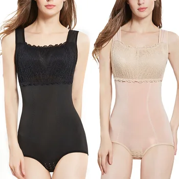 

Women Bodysuits Waist Trainer Full Body Shaper Corset Floral Girdle Plus Size Shapewear Tummy Control Waist Cinchers Underwear