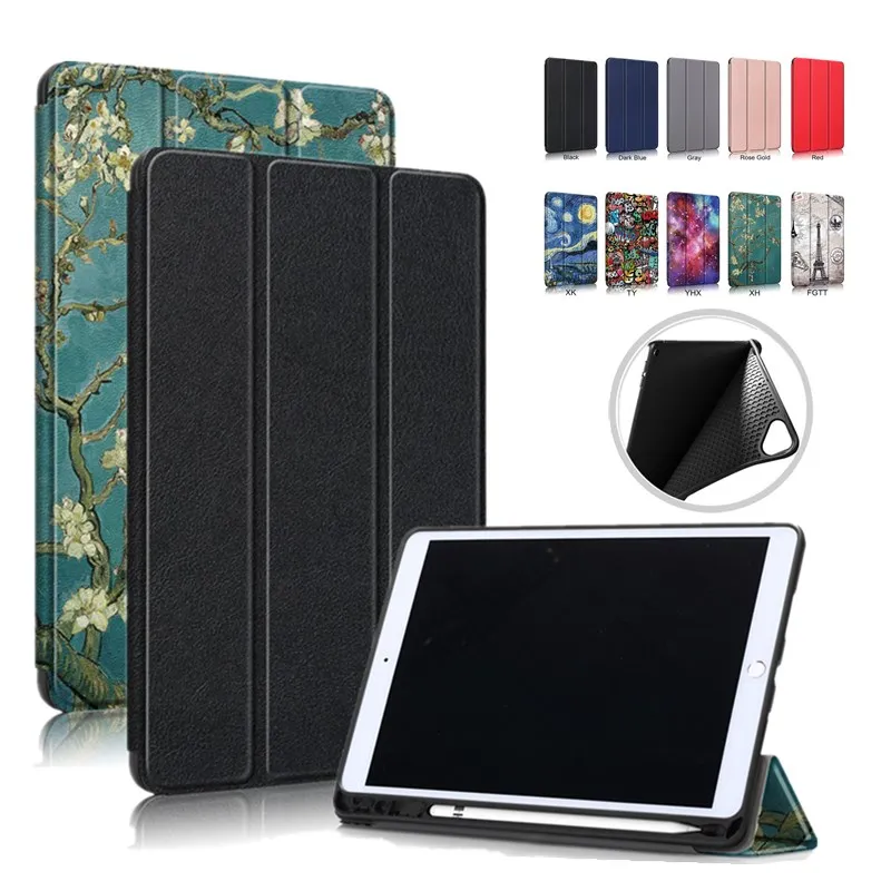 Custodia Per Apple Ipad 10.2 2020 8Th 8 Generation Smart Cover Con Portamatite Per 2019 Ipad 10.2 / Ipad Air 3 /Pro10.5 Cover