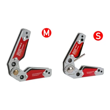 

Magnets Adjustable Welding Locator Magnetic Holder Welding Fixture Corner Right Angle Clamp Welding Positioner Locator Tools