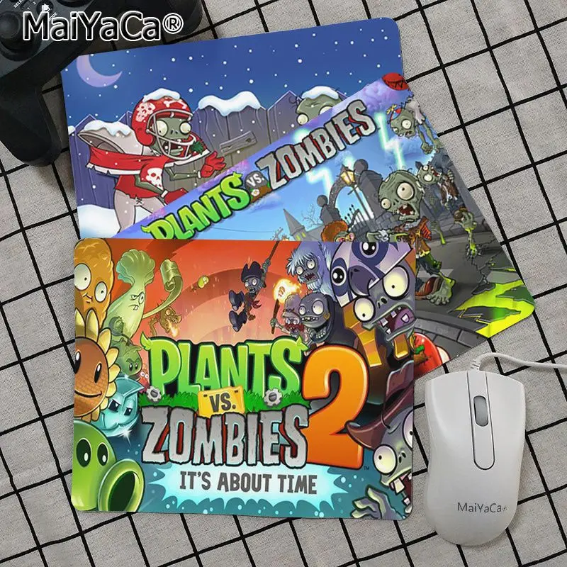 

Maiya High Quality Plants vs Zombies small Mouse pad PC Computer mat Top Selling Wholesale Gaming Pad mouse