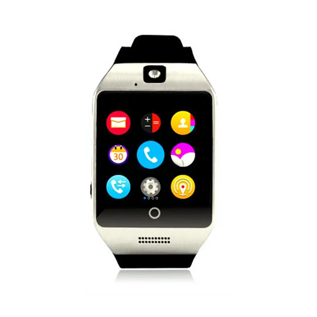 

2018 Hot Q18 Smart Watch Card Slot Call Sleep Monitor Unisex Wristwatch Synchronized For Android Bluetooth Mobile Phone