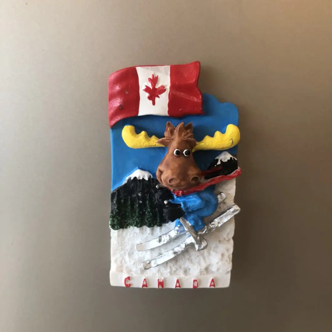 1 шт. Торонто Канада туристических привлекательные сувениры 3D каучуковый холодильник магнит украшения для холодильников Холодильник Магнитный сувенир - Цвет: 9