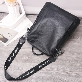 

High quality leather backpack female fashion lady backpack female student popular school bag black soft leather mini backpack