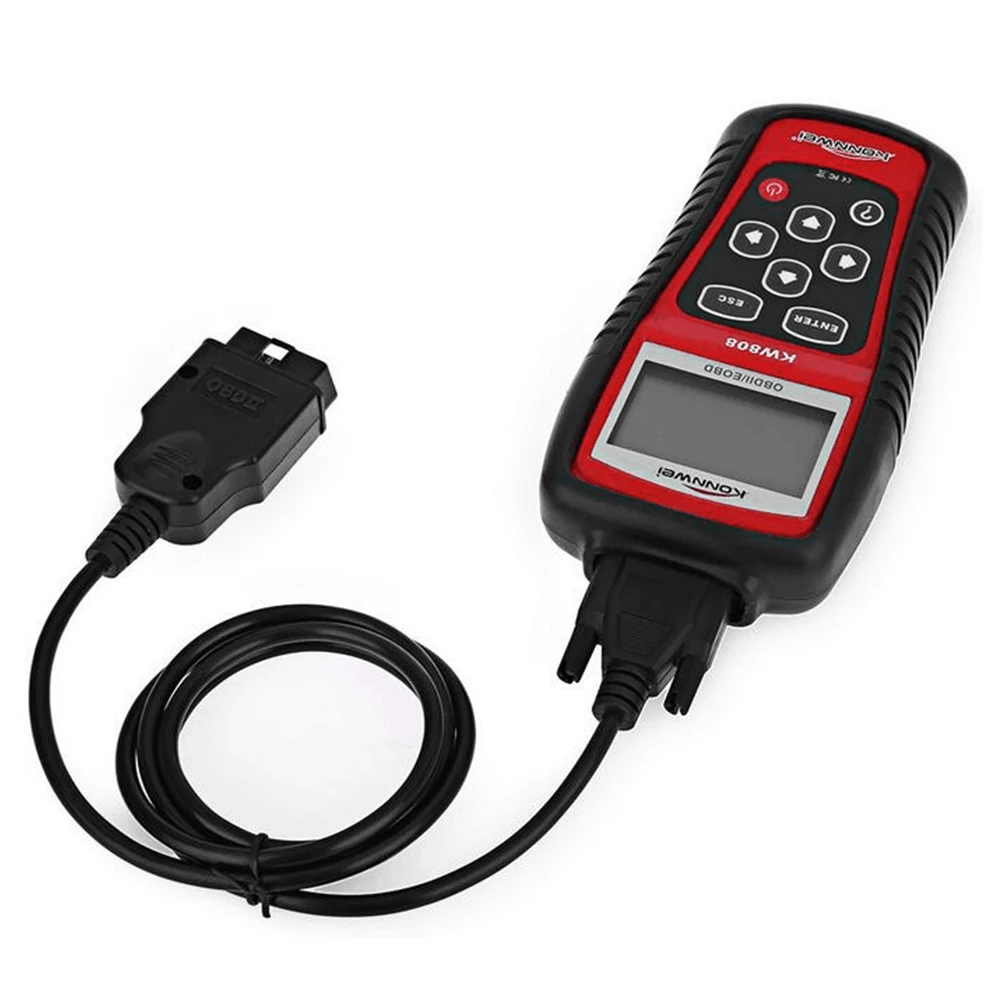Vehemo для KONNWEI KW808 OBD2 MIL Сброс инструмент для чтения кода автомобиля диагностический сканер ясный error код автомобильной неисправности двигателя