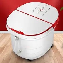 Пузырьковая бочка для ног, электрический массажный нагрев, автоматическая Ванна для ног, домашний термостат, артефакт, умывальник