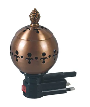 

Arab Electric Incense Burner Golden Middle East Incense Holder Arabian Islamic Style Oil Burner Portable Incense Holder DA60XXL