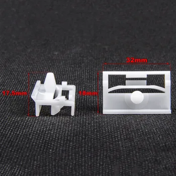 

Bracket Exterior White Plastic Car Side Skirt For BMW 3 Series E36 E46 E90 E91 Fasteners Practical Accessories Replacement
