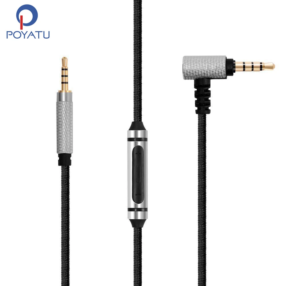 Poyatu 3.5mm To 2.5m Audio Cable For Jbl Under Armour Sport Wireless Train  On-ear Cable Cords With Mic Cables For Iphone Andriod - Protective Sleeve -  AliExpress