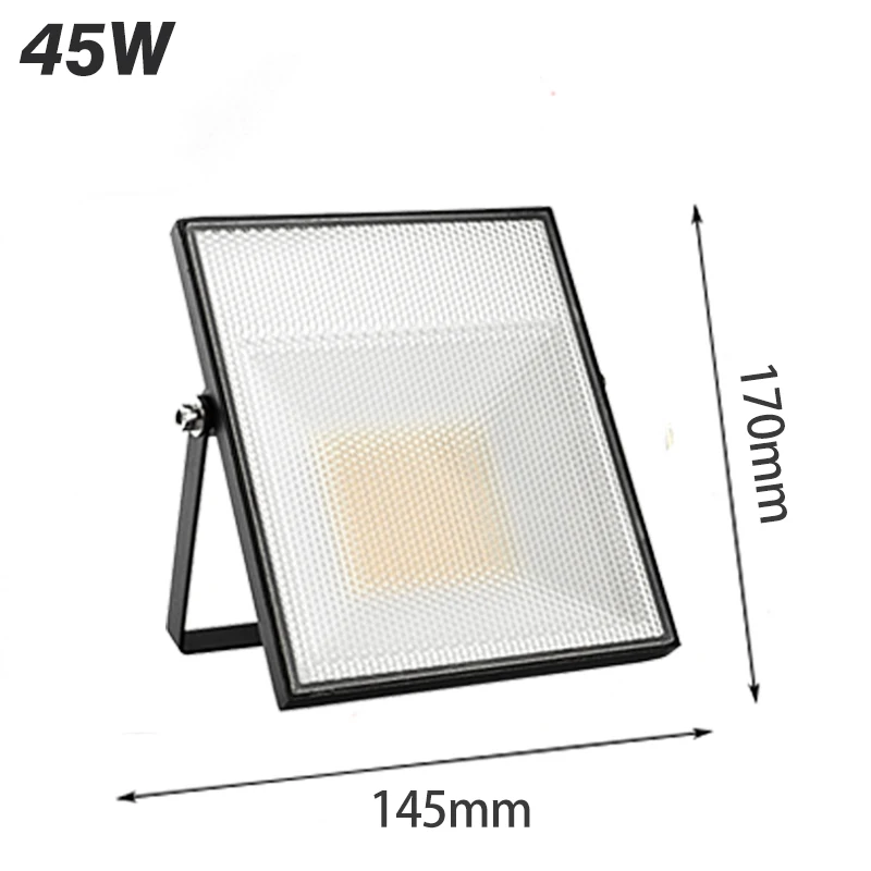 45W 220V Светодиодный прожектор Light15W 30W 45W 60W Водонепроницаемый IP65 уличный фонарь 220V 240V Ландшафтный светоотражатель светодиодный литой прожектор - Испускаемый цвет: 45W 220V