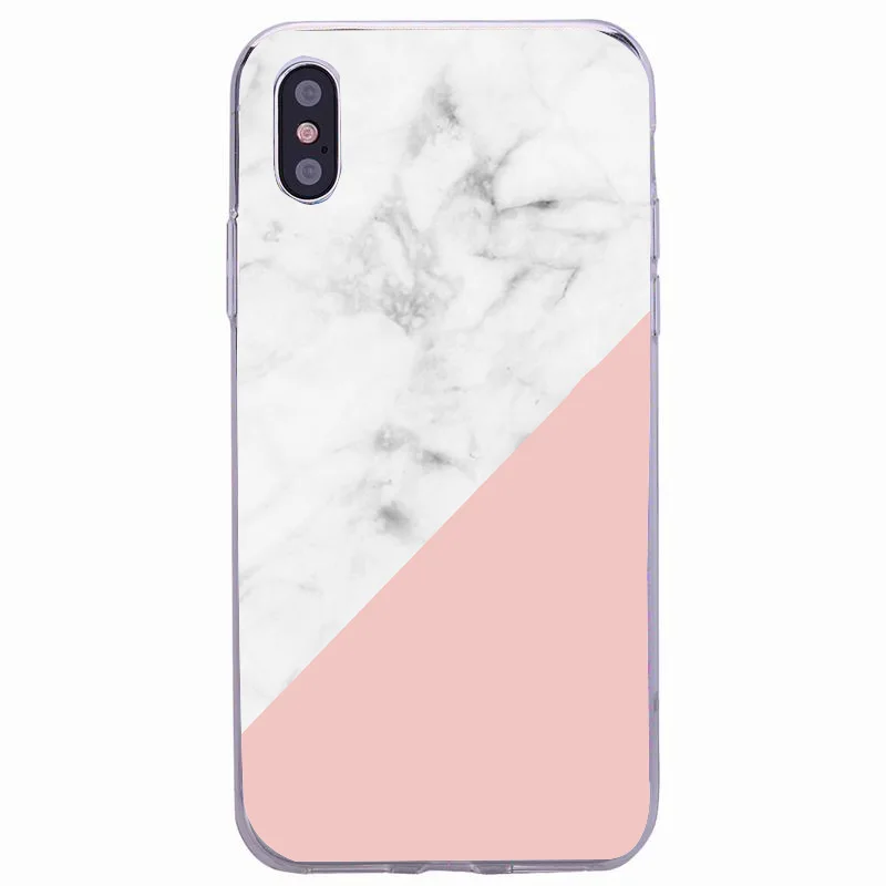 Силиконовый чехол для телефона для iphone X XS Чехлы для MAX XR для iphone 6 6S 7 8 Plus 5 SE Coque Etui бампер задняя крышка Защитный Мягкий ТПУ - Цвет: Многоцветный