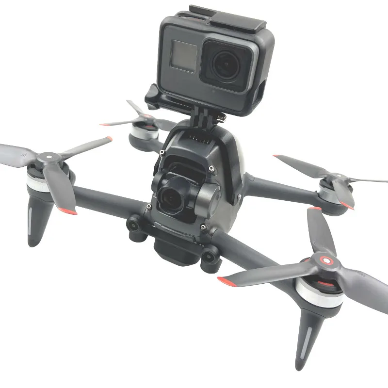 Drone Top Holder Camera Mount Bracket Expansion Bracket Set For DJI FPV GoPro 9 Instra360 Expansion Brackets Dropshipping New