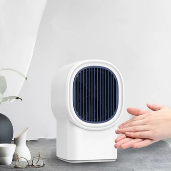 

Electric Wall Heater Mini Portable Plug-In Personal Space Warmer Adjustable Thermostat Indoor Heating Camping Any Place US PLUG