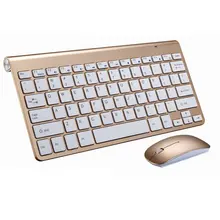 Беспроводная клавиатура мышь набор клавиатуры 2,4G мини клавиатура мышь и клавиатура набор компьютерных аксессуаров