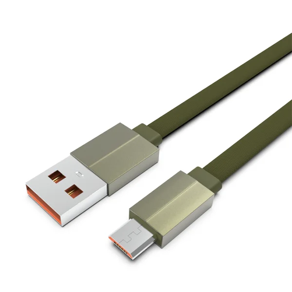 1 M/2 M/3 M 3A Micro USB кабель для быстрой зарядки Microusb кабель зарядного устройства для samsung S7 millet машинная линия - Цвет: Green