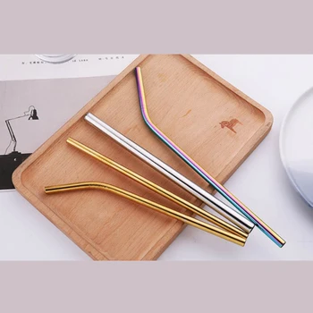 

Rainbow Color Stainless Steel Food Grade 304 Stainless Steel Metal Straw