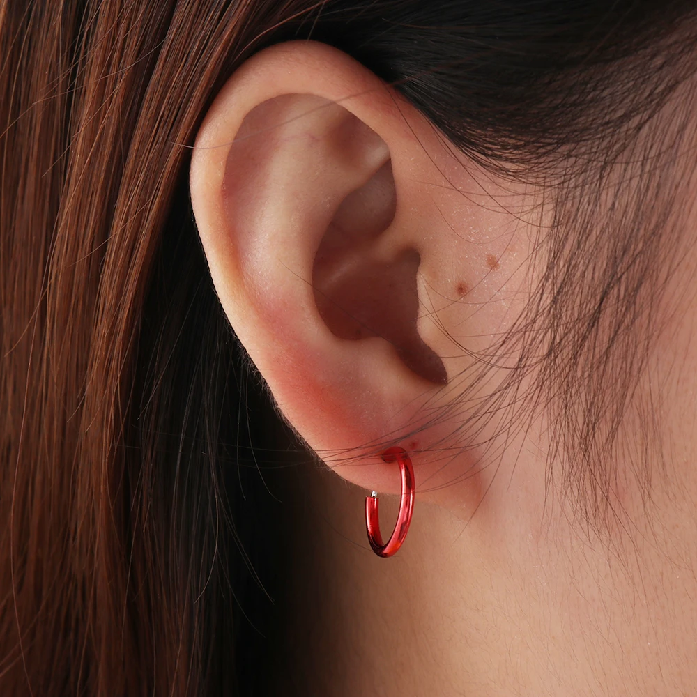 Кольцо для носа унисекс 2 шт. кольцо губ ушей без пирсинга|Серьги-клипсы| |