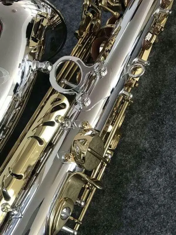 Jupit JAS 1100SG Alto Eb Tune саксофон латунный никель посеребренный корпус золотой лак ключ музыкальный инструмент e-плоский саксофон с Чехол
