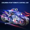 Fashion Portable Motorcycle Stunt Toys Stable Signal Eye-catching Plastic 360 Degree Spinning Motorcycle Stunt Toys for Kids 1