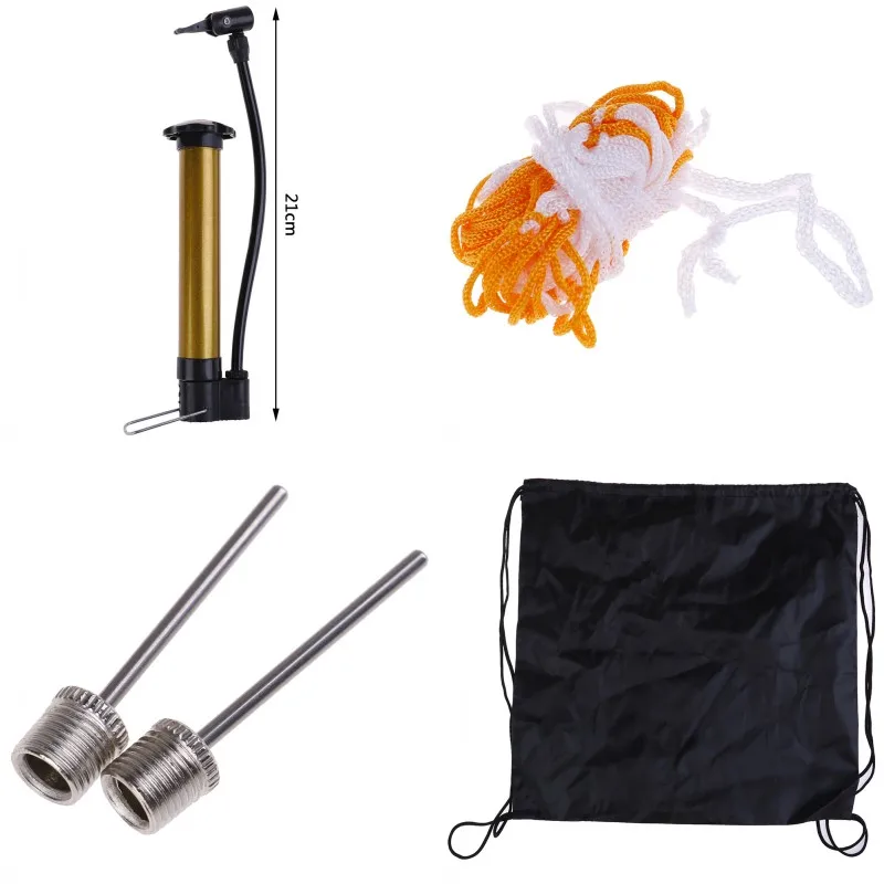 5 Pcs/ Set Bicycle Pump Basketball Football Volleyball Tube Pump Mini Portable Ball Bike Pump Air Needle Net Bag