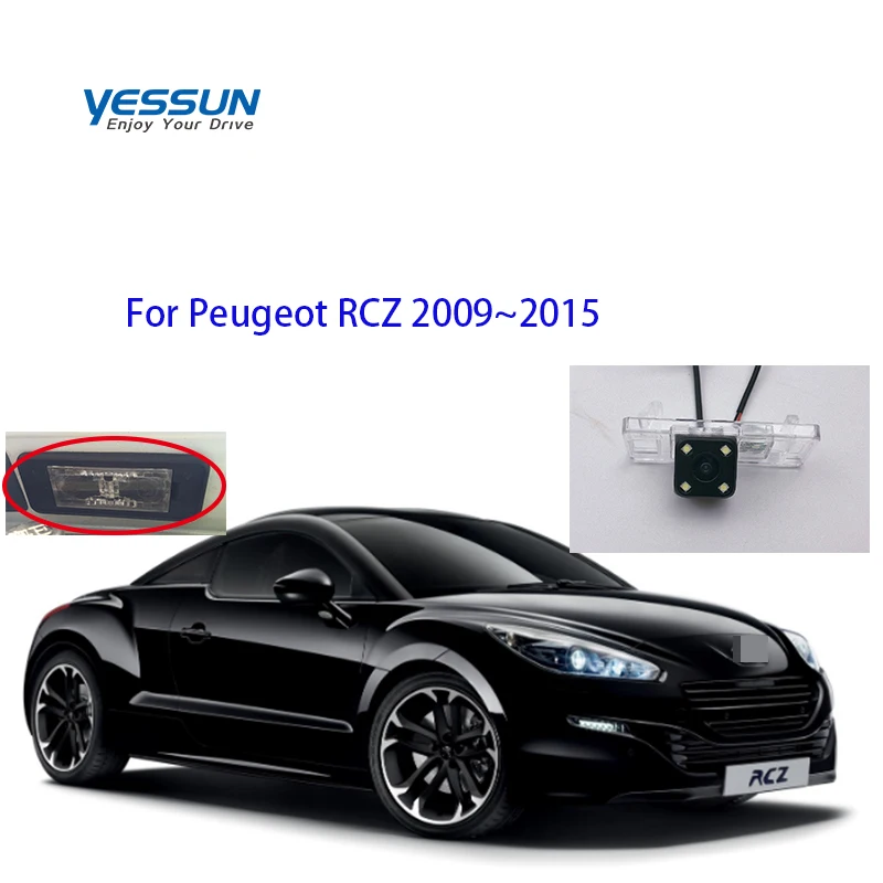 Автомобильные аксессуары Yessun камера номерного знака заднего вида для Peugeot RCZ 2009 ~