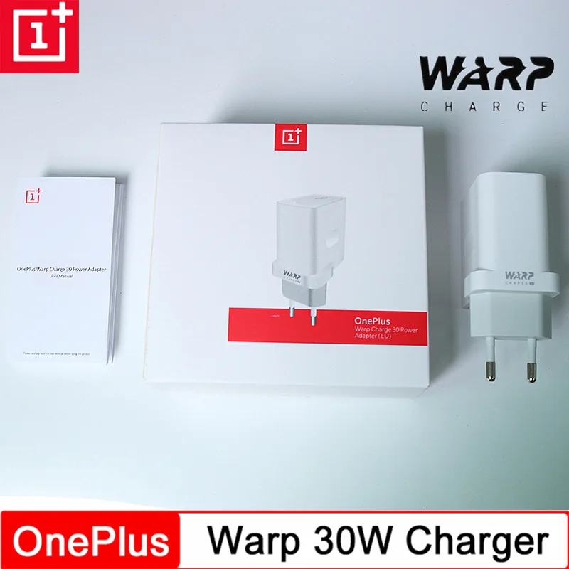 Оригинальный адаптер питания Oneplus Warp Charge 30 зарядное устройство 7 7T Pro 6 T Вт для