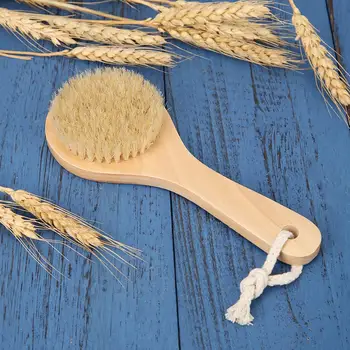 

Scrubber Spa Washing Brush Home Adult Shower Washing Tools Bath Brush Long Wood Handle Bathroom Body Back Shower Bristle