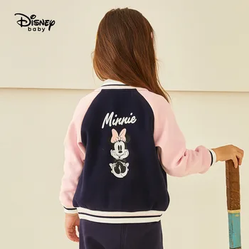 

Disney Children's Wear Velvet Jacket Zipper 2019 New Girls' Fashion Baseball Shirt Girls Coat Kids Coat Mickey Mouse Clothing