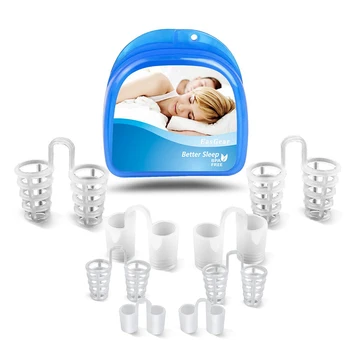 

8Pcs/Box Anti Snore Apnea Nose Clip Anti-Snoring Breathe Aid Stop Snore Device Sleeping Aid Equipment Stop Snoring