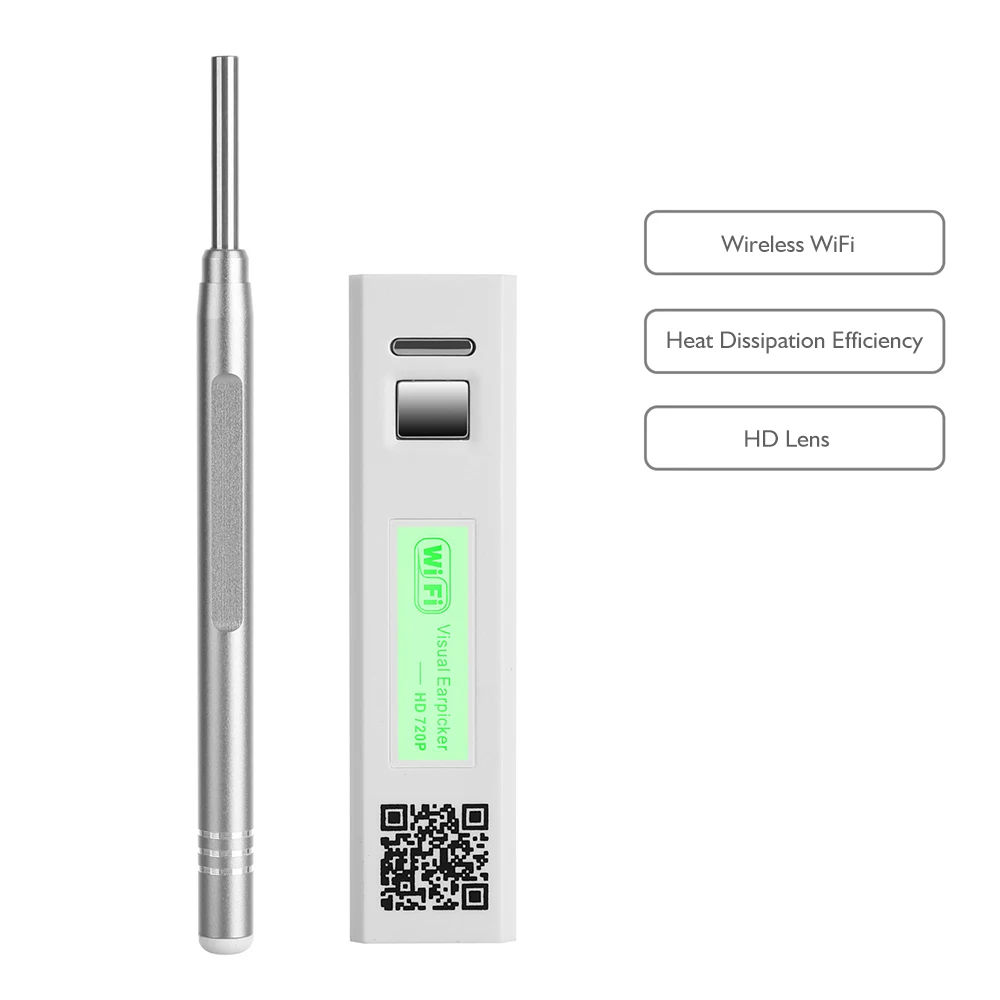 Водонепроницаемая удобная мягкая и приятная для кожи защита ушей V9 Wifi Otoscope HD1080P подходит для рта, ОС, зубов
