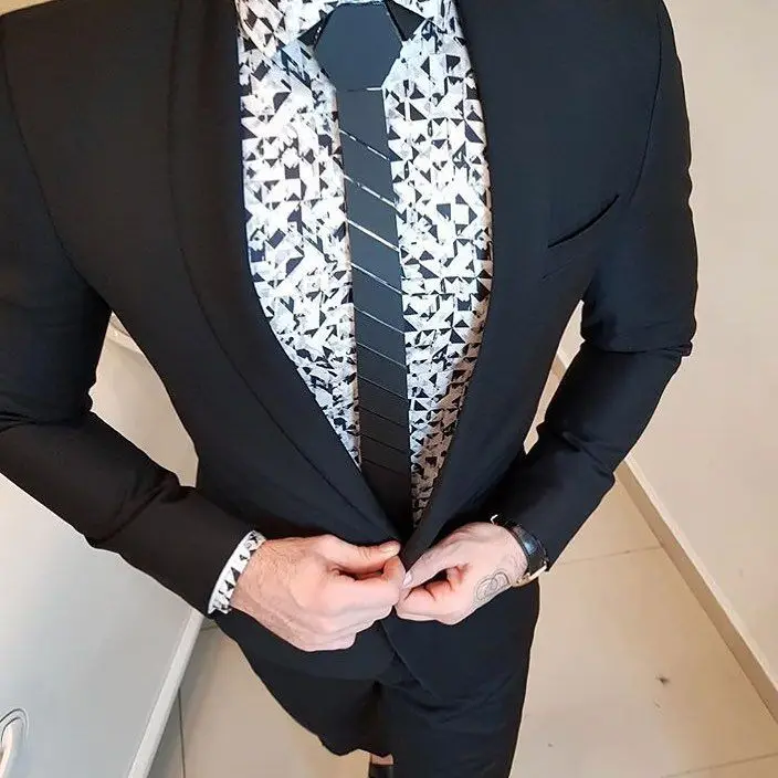 Formal Party Skinny Tie for Wedding Men Date Gift Suit Necktie