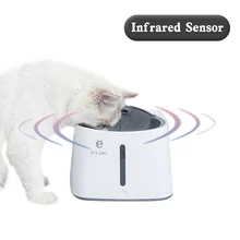 Sensor infravermelho 1.5l automático fonte de água do gato do animal de estimação usb cão gato animal estimação mudo bebedor alimentador tigela pet potável fonte dispensador
