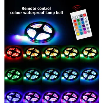 

Bathroom Cabinet TV Backlight Light Strip Flexible Remote Control Rainbow Light Flexible Lighting Ribbon Tape Set