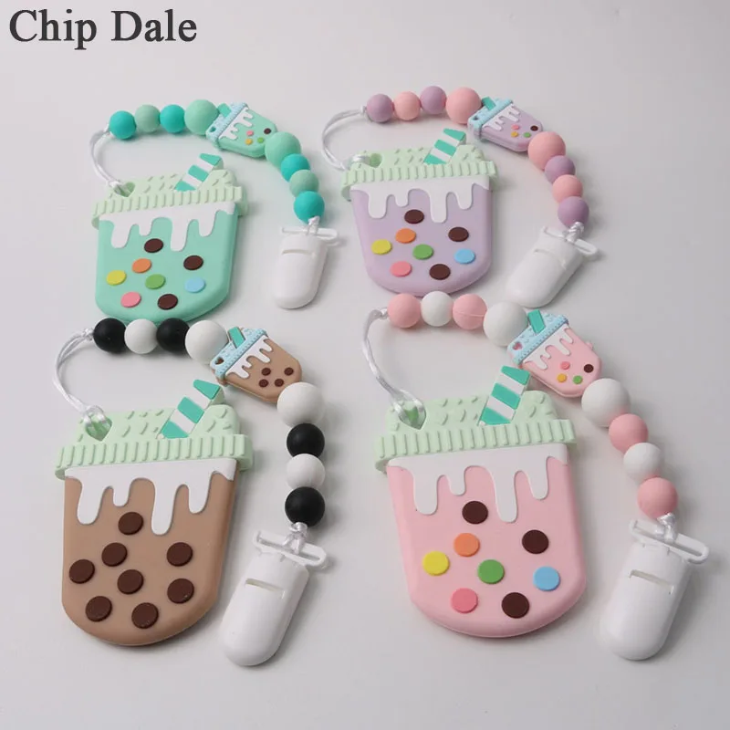 Chip Dale 2pcs/set Baby Pacifier Chain Silicone Teething Chain Baby Milk Tea Teether Soother Holder BPA Free Baby Teether Chip Dale 2pcs/set Baby Pacifier Chain Silicone Teething Chain Baby Milk Tea Teether Soother Holder BPA Free Baby Teether