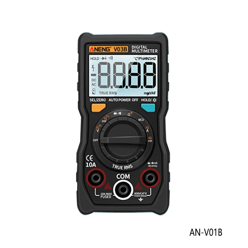 

Digital Handheld Multimeter Ammeter Voltmeter Circuit Voltage Indicator Electrical Test Household Frequency Ncv Electrician Tool