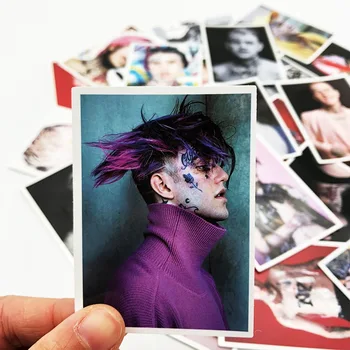 

25 Pcs/Lot Rapper Singer Boy Lil Peep Stickers for Car Laptop PVC Bicycle Backpack Home Decal DIY Waterproof PVC Toy Stickers