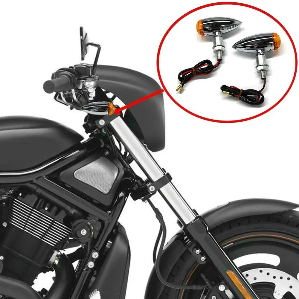 Мотоциклетный мигающий фонарь для Harley Davidson XL Sportster 1200 883 хромированные