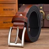 Fashion Men Leather Belt  For Jeans Luxury Designer Belts Casual Strap Male Pin Buckle High Quality Brown Black Blue Color ► Photo 2/6