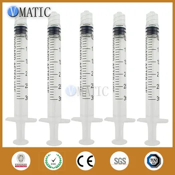 

High Quality Non Sterilized 20 Pcs 3ml 3cc Plastic Liquid Dispensing Syringe Industrial Glue Syringe