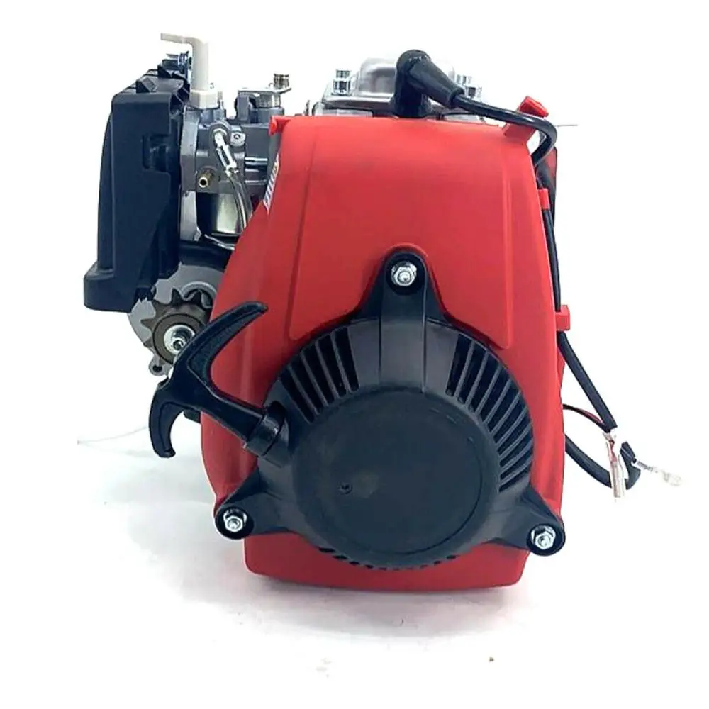 US $194.13 4 Stroke Bicycle Engine Kit 49CC Gas Petrol Motorized Bike DIY Engine Motor Scooter Conversion Set Air Cooling System
