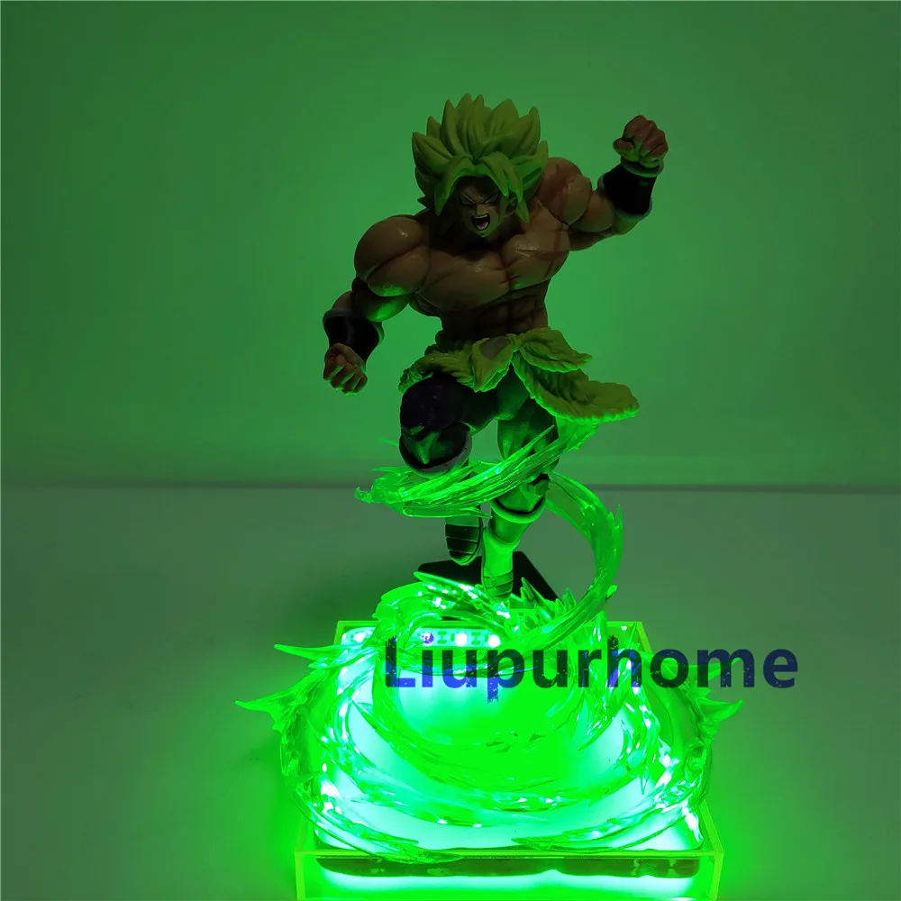 Dragon Ball Z Broly супер сайян, «Жемчуг дракона "сделай сам" светодиодный ночной Светильник аниме Рисунок лампа Dragon Ball Z Broli Lampara Модель Дети Рождество игрушка в подарок