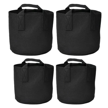 

Botique-2 Pcs Planting Bucket Planting Bag Breathable Seedling Bag Beautiful