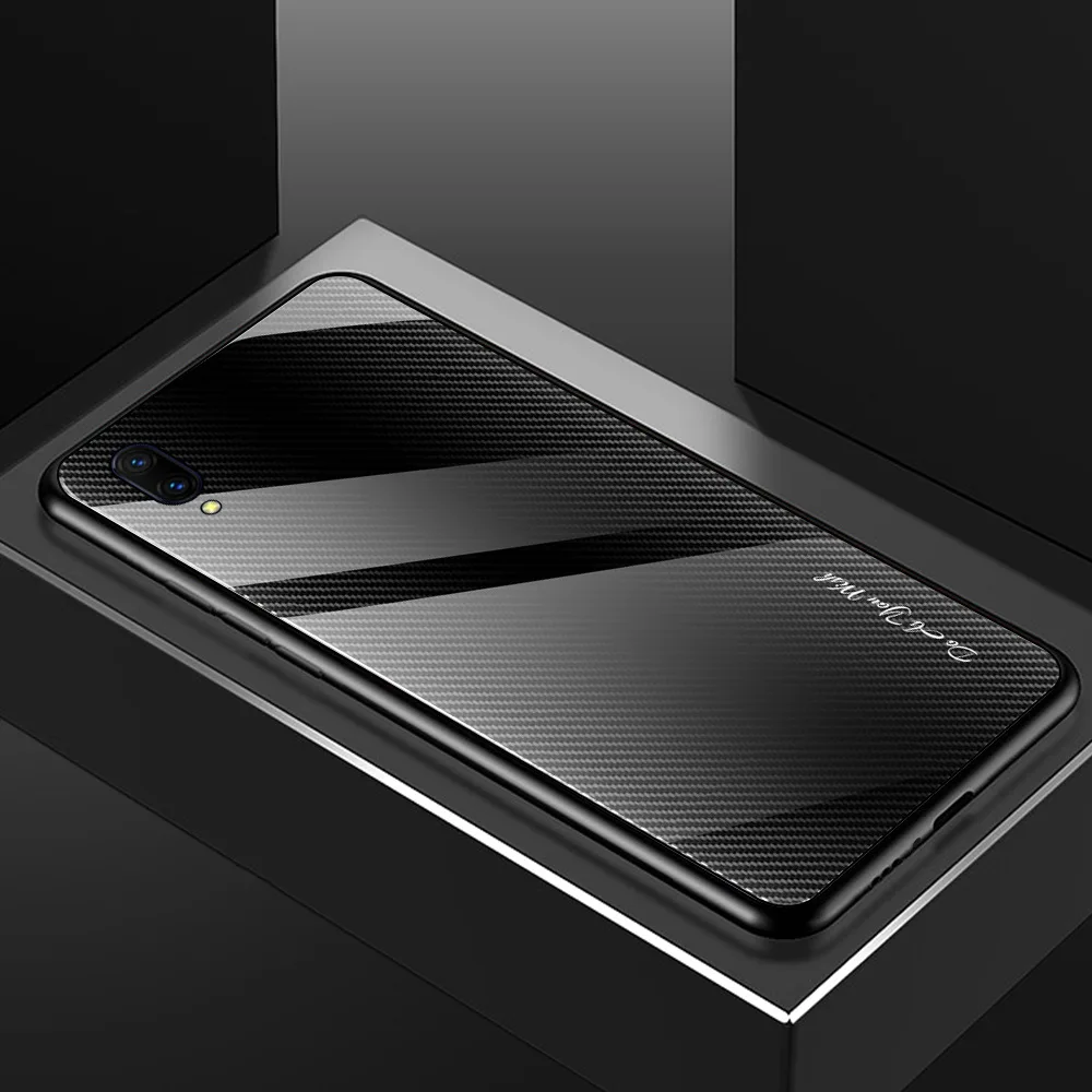 Градиент текстуры закаленное Стекло для V15 PRO S1 Pro V11 V11Pro X23 Y17 Y15 Y12 Y67 Y75 V7 Модный чехол