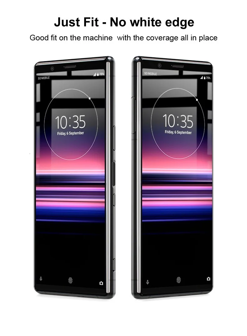 IMAK Для sony Xperia 5 Закаленное стекло для sony Xperia 5 стекло 9H 2.5D полное покрытие защита экрана