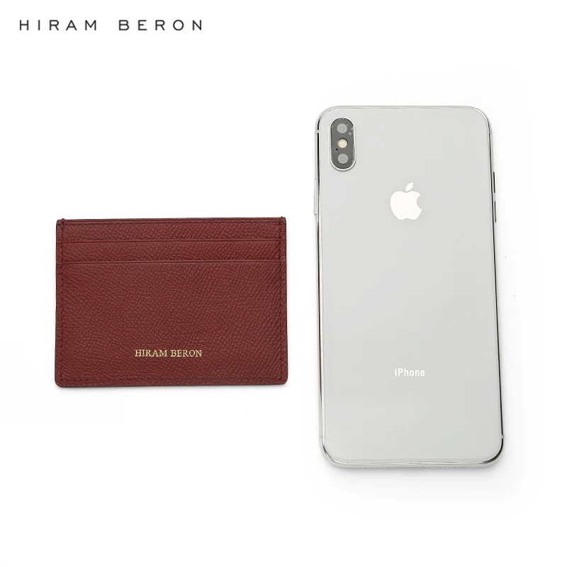 Hiram Beron пользовательское имя Бесплатный держатель для карт для женщин подарок на день рождения роскошный кожаный продукт Dropship