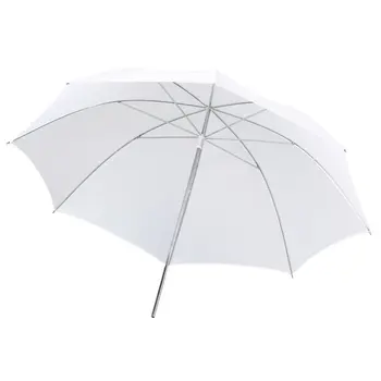 

Pro Studio Photography Flash Translucent Soft Lambency Umbrella Material Aluminum Shaft Nylon 2020 Newest 33in 83cm White NIKON
