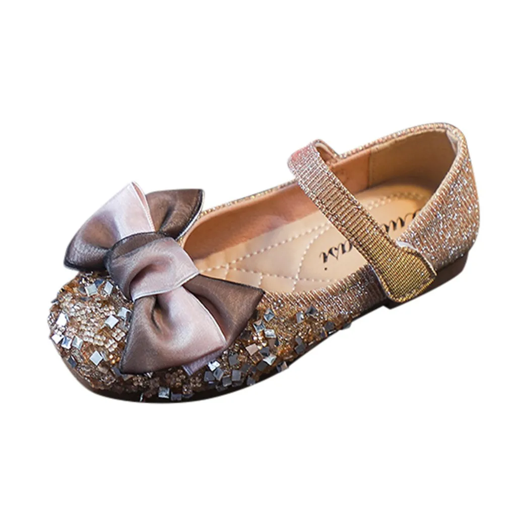 Детская обувь для девочек; повседневная обувь с бантом, украшенная кристаллами; обувь принцессы; детская танцевальная повседневная обувь для маленьких девочек; сезон лето; No8