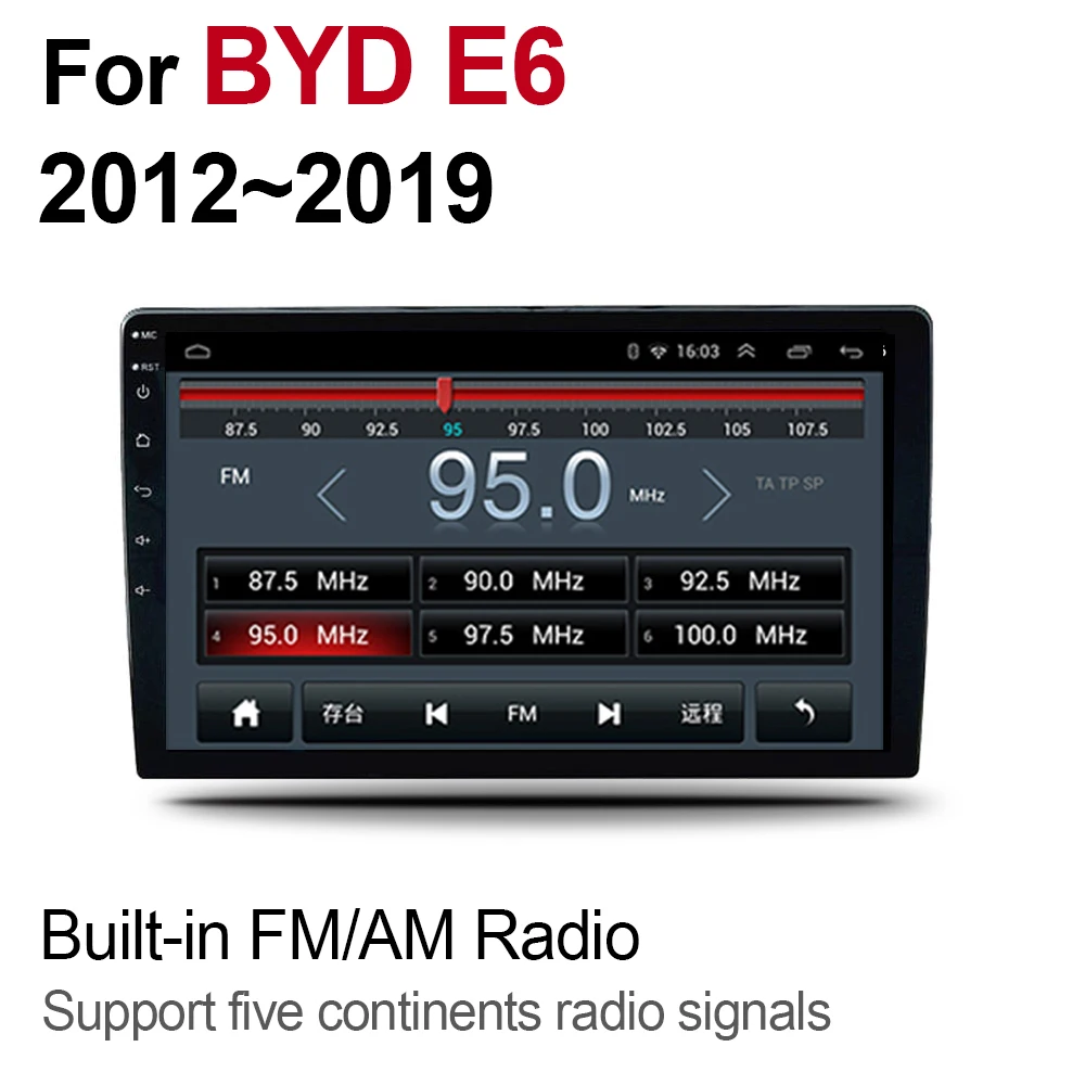 Discount 7" Android Car Multimedia player 2 Din WIFI GPS Navigation Autoradio For BYD E6 2012~2019 touch screen Bluetooth 4 Discount 7" Android Car Multimedia player 2 Din WIFI GPS Navigation Autoradio For BYD E6 2012~2019 touch screen Bluetooth 4