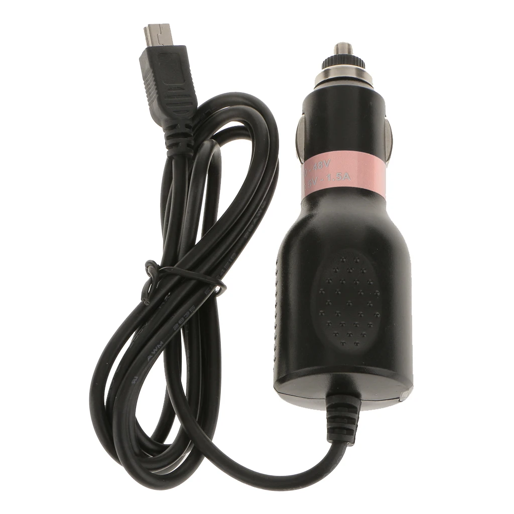 12V-40V 1.5A Car Truck Power Charger Adapter Cord Cable 1.2m For Garmin GPS