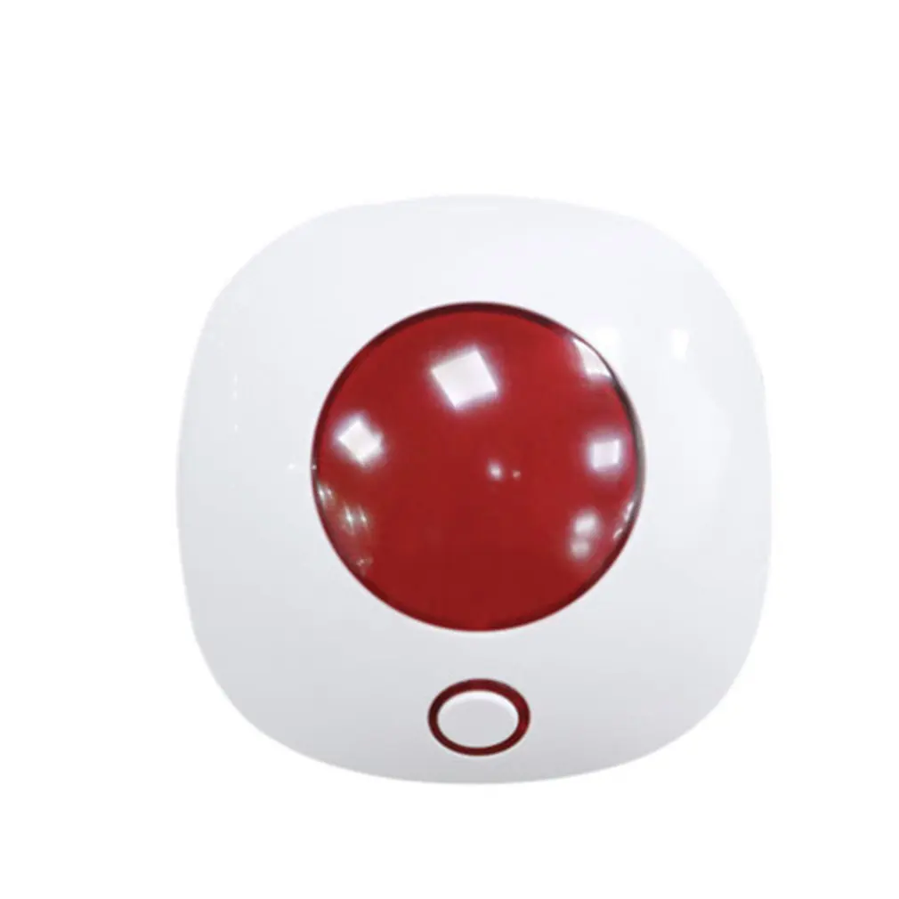

Wireless Strobe Siren With LED Strobe Flash Light 80db Sound Light Security Alarm Smart Home Security Door